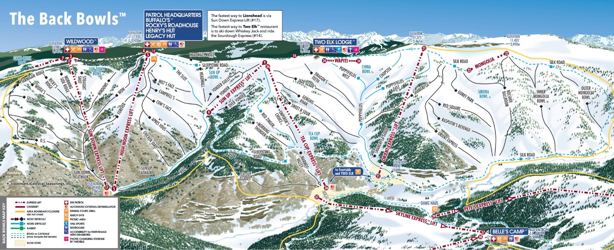 Vail map detail